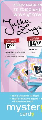 Saszetka ze zdjęciami Julka Żugaj różne wzory 5 sztuk zdjęć w zestawie promocja w Biedronka