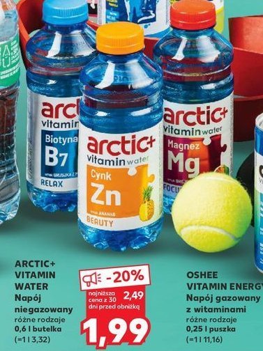 Woda focus Arctic plus elements promocja