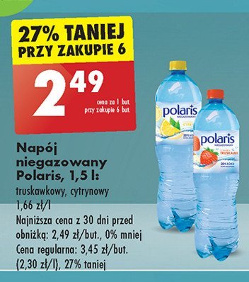 Woda cytrynowa Polaris promocja