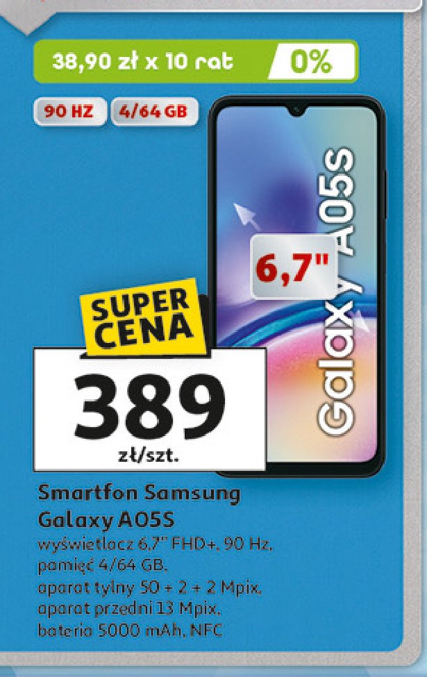 Smartfon a05s Samsung galaxy promocja