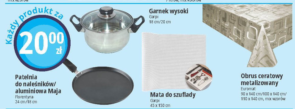 Garnek wysoki 18 cm Garpi promocja