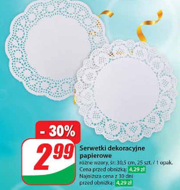 Serwetki 30.5 cm promocja