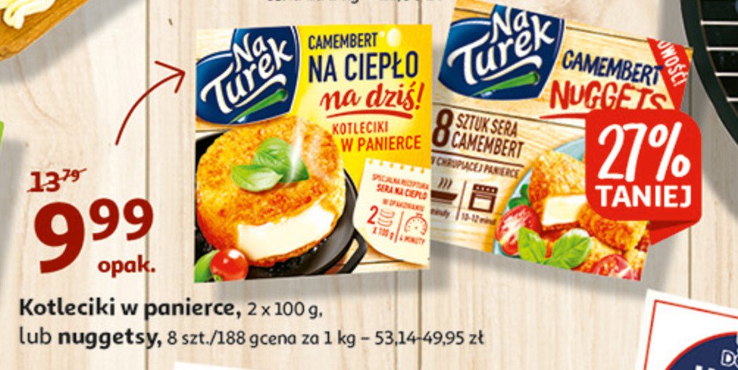 Ser camembert panierowany Turek naturek promocja