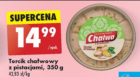 Chałwa z pistacjami promocja w Biedronka