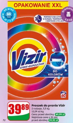 Proszek do prania 2 rodzaje promocja w Dino