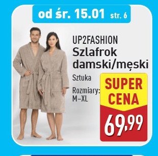 Szlafrok damski m-xl Up2fashion promocja w Aldi