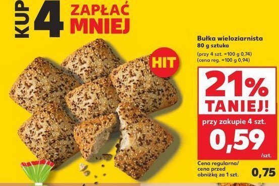 Bułka wieloziarnista promocja w Żabka