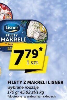 Filety z makreli Lisner promocja w Euro Sklep