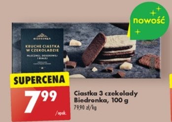 Ciastka w czekoladzie Biedronka promocja