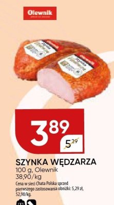 Szynka wędзarza Olewnik promocja w Chata Polska
