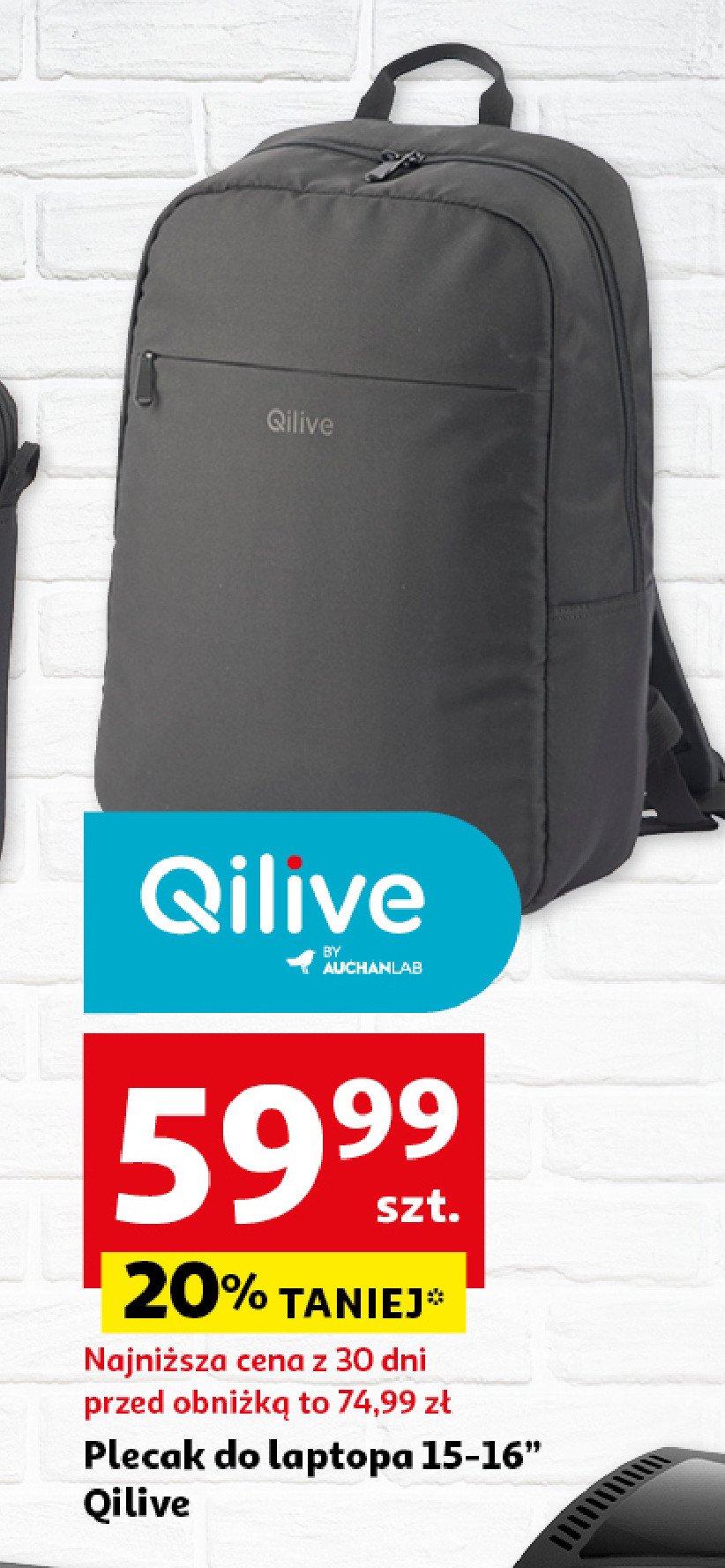 Plecak do laptopa 15-16" Qilive promocja