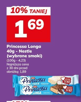 Princessa Longa 40g - Nestle (wybrane smaki) promocja w Hitpol