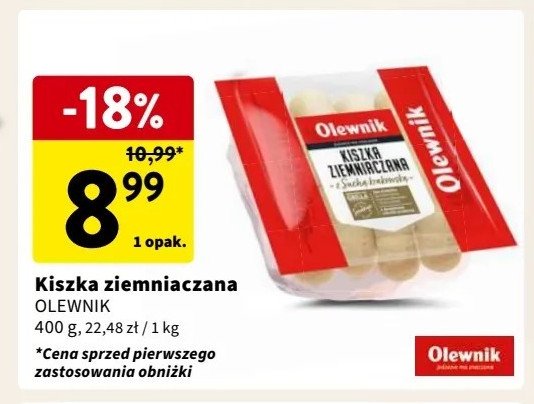 Kiszka ziemniaczana z suchą krakowską Olewnik promocja