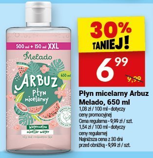Płyn micelarny Arbuz Melado, 650 ml promocja w Twój Market