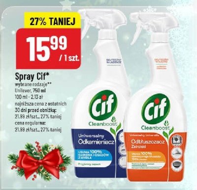 Spray Cif Cleanboost promocja w POLOmarket