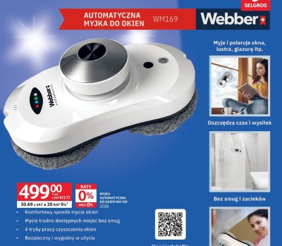 Automatyczna myjka do okien Webber WM 169 promocja w Selgros