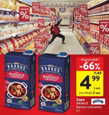 Zupa barszcz czerwony KRAKUS promocja w Intermarche