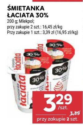 Śmietanka łaciata 30% promocja w Stokrotka