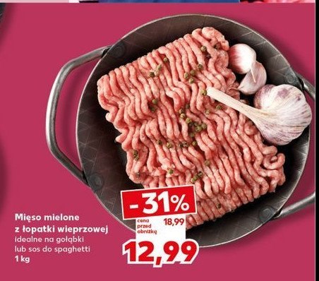 Mi臋so mielone z 艂opatki wieprzowej promocja