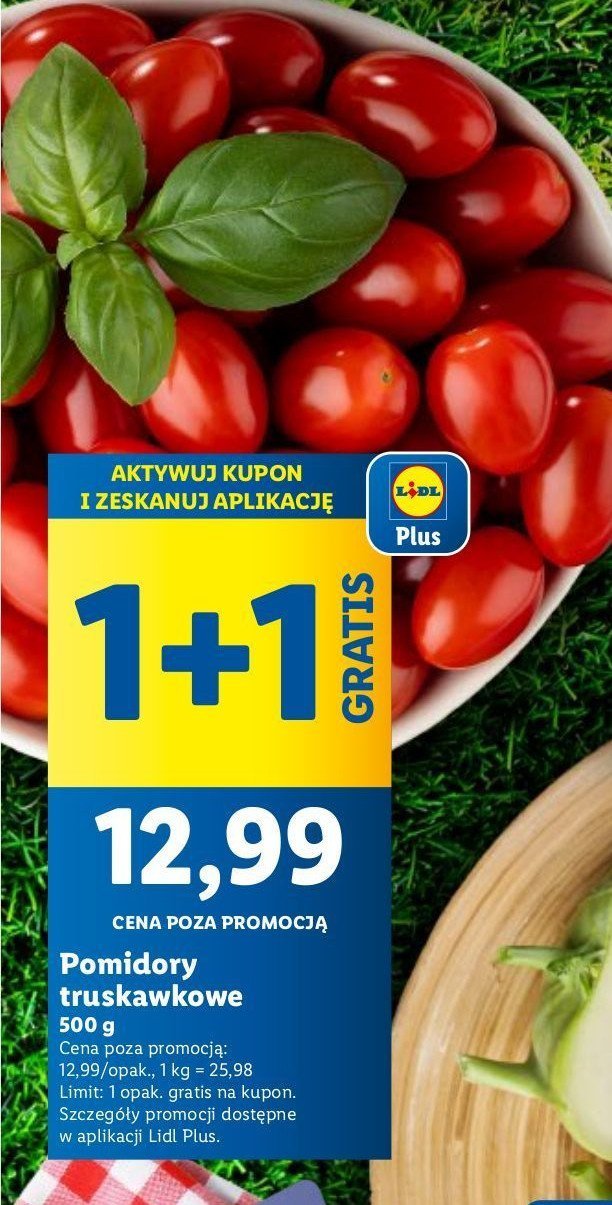 Pomidory truskawkowe promocja w TOPAZ