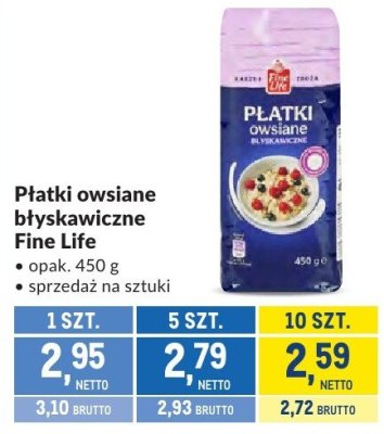 P艂atki owsiane b艂yskawiczne promocja w Makro