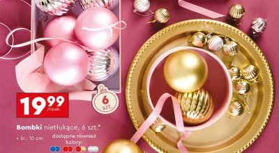 Bombki nietłukące 6 szt. promocja w Biedronka