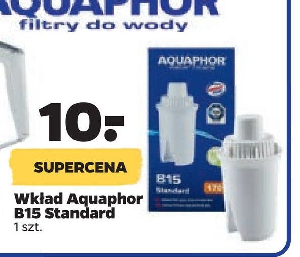 Wkład filtrujący b15 standard Aquaphor promocje