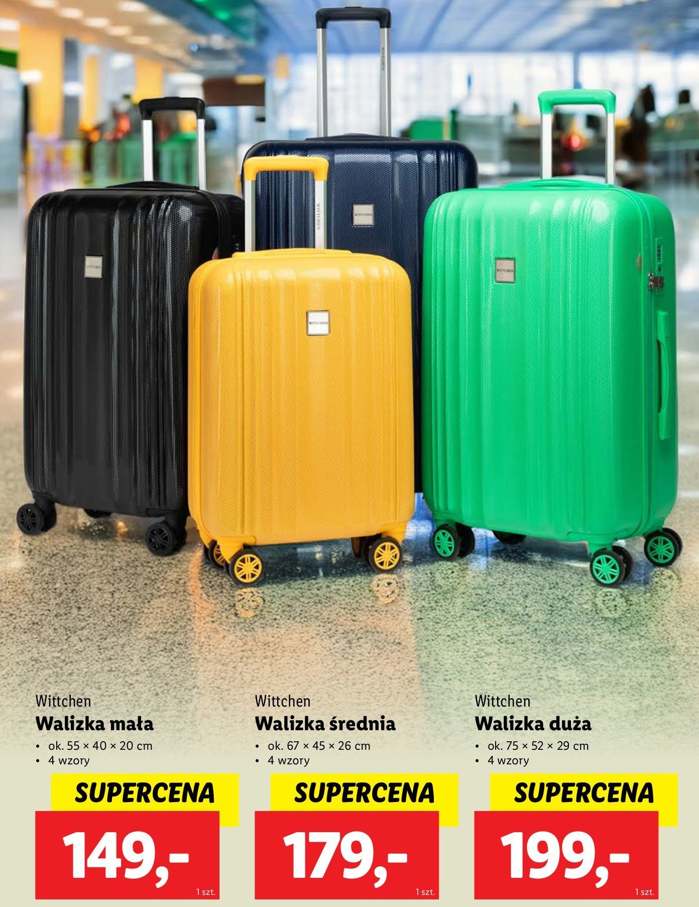 Walizka 67 x 47 x 26 cm Wittchen promocja w Lidl