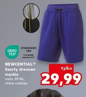 Szorty męskie m-xl Newcential promocja w Kaufland