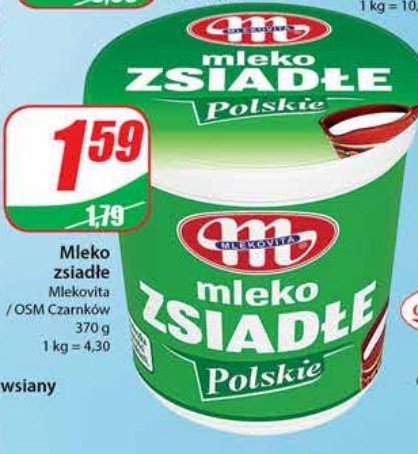 Zsiad艂e mleko Osm czarnk贸w promocja