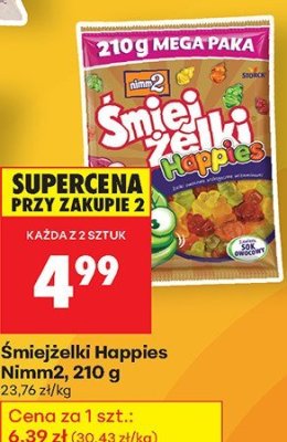 Żelki Happies Śmiejżelki  promocja w Biedronka