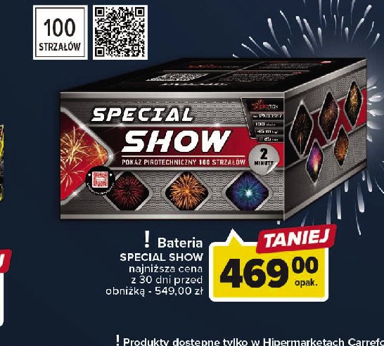 Bateria special show 100 strzałów promocja