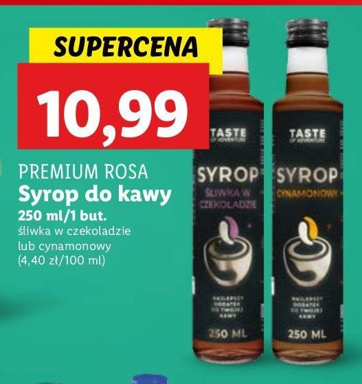 Syrop do kawy śliwka w czekoladzie Premium rosa Herbi baby promocja