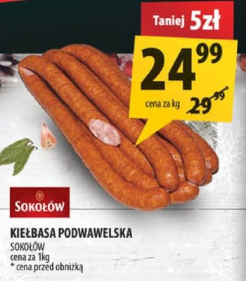 Kiełbasa podwawelska Sokołów promocja w Arhelan