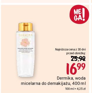 Woda micelarna skóra sucha DERMIKA LUXURY CERAMIDES promocja