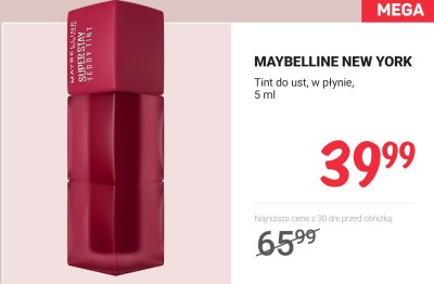 Tint do ust w płynie promocja w Rossmann
