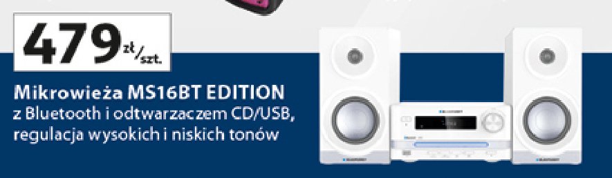 Mikrowieża ms16bt Blaupunkt promocja w Auchan