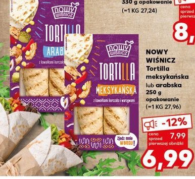 Tortilla arabska Nowy wi艣nicz promocja