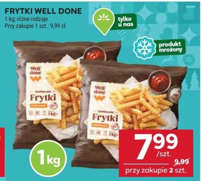 Frytki Well Done promocja w Stokrotka