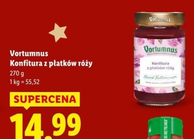 Konfitura z płatków róży  promocja w Lidl