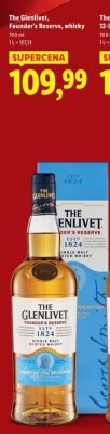 Whisky The Glenlivet, Founder's Reserve 700 ml promocja w Lidl