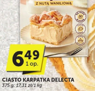 Ciasto Karpatka Delecta promocja w ABC