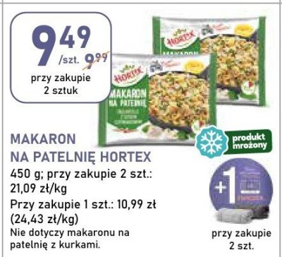Makaron na patelnie Hortex promocja w Stokrotka