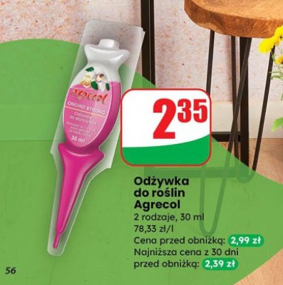 Odżywka do roślin 2 rodzaje promocja w Dino