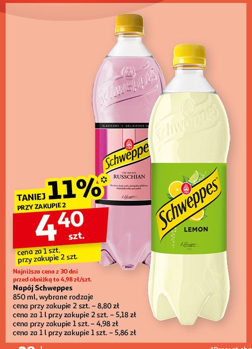 Napój russchain Schweppes promocja