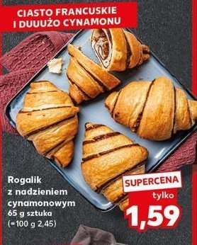 Rogalik z nadzieniem cynamonowym promocja