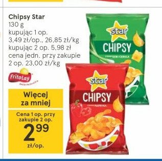 Chipsy paprykowe Star Frito lay star promocja