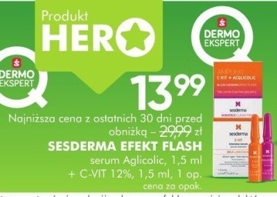Serum Agicale SESDERMA EFEKT FLASH promocja w Super-Pharm
