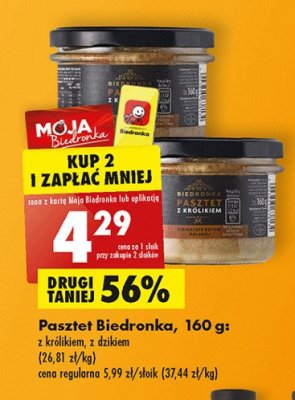 Pasztet z królikiem Biedronka promocja