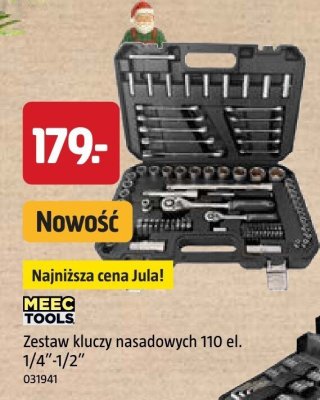 Zestaw kluczy nasadowych MEEC TOOLS 110 el. 1/4"-1/2" 031941 promocja w Jula